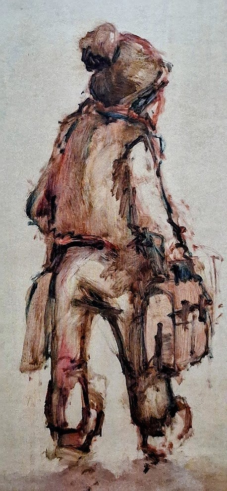 Gorsen Rafael  Huile sur panneau/grand format/cadre en bois, Antiquités & Art, Peinture à l'huile, Bois, Enlèvement ou Envoi, Figures