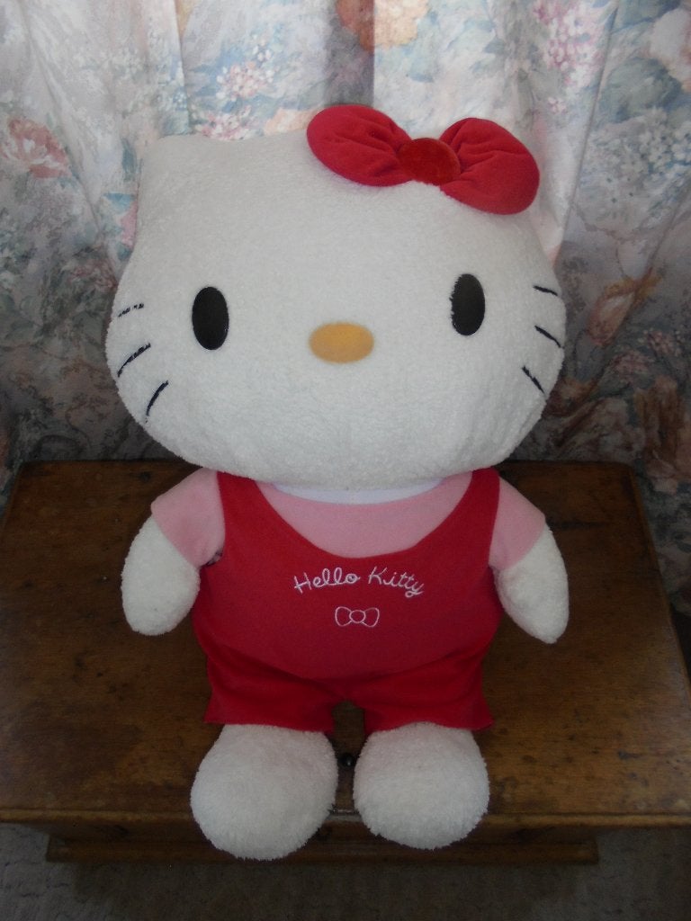 PELUCHE " HELLO KITTY " Haut.80 cm " Marque SANRIO" NEUF, Ophalen, Overige merken, Nieuw, Kat