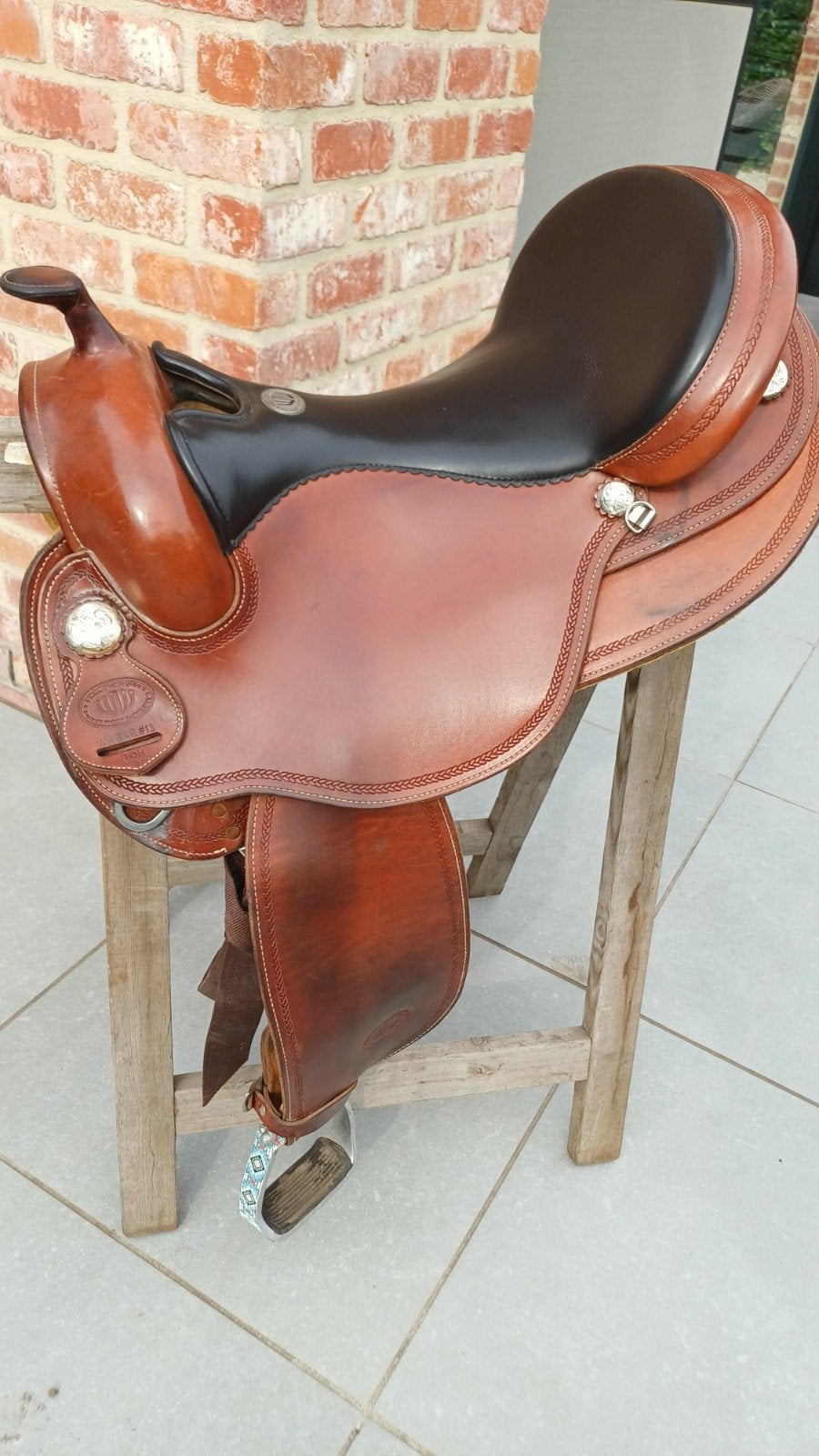 Westwood zadel met pad, Ophalen