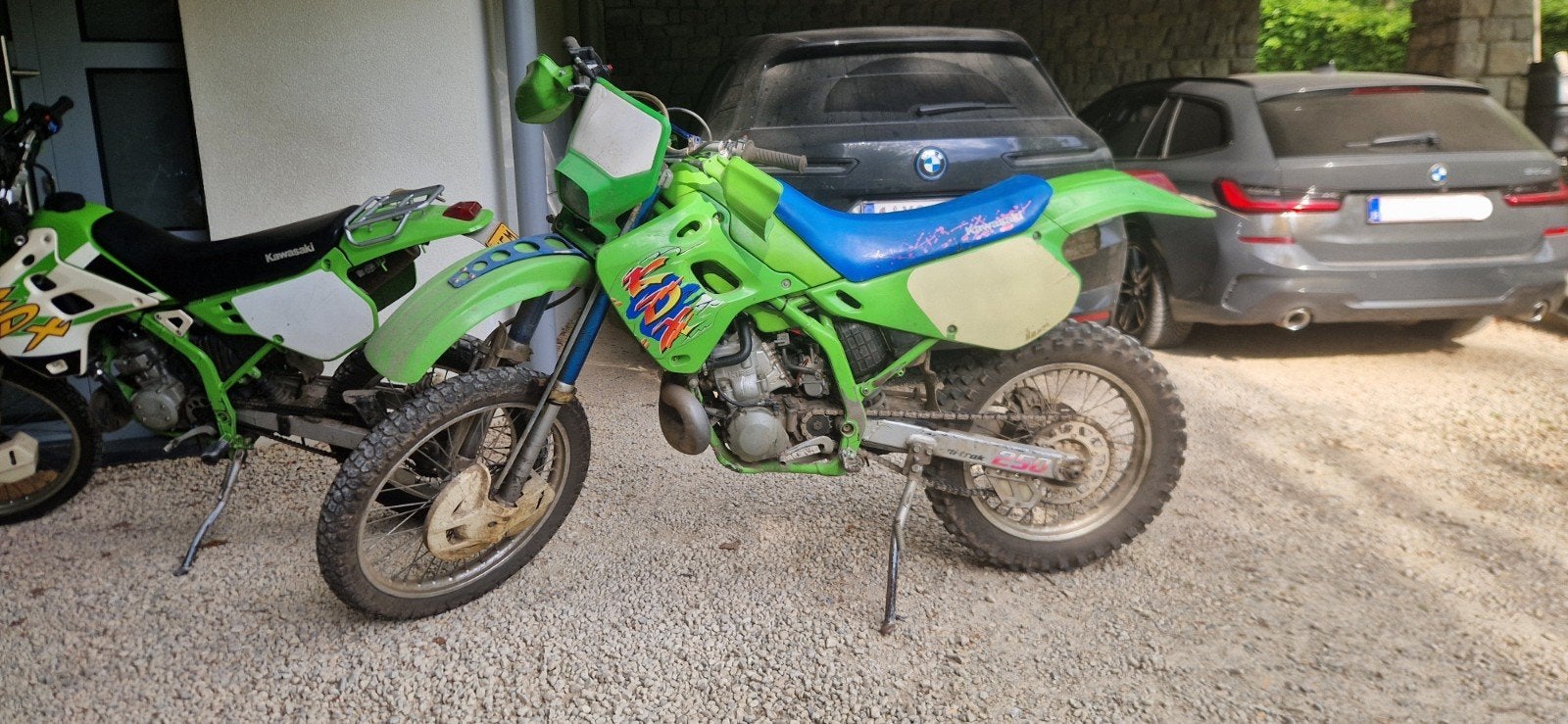 Kawasaki KDX 250cc 1992, Enlèvement