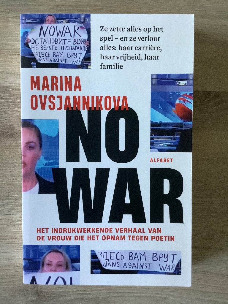 No War - Marina Ovsjannikova, Boeken, Niet van toepassing, Marina Ovsjannikova, Ophalen of Verzenden, Zo goed als nieuw