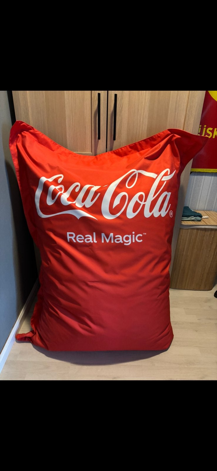 Xxl zitzak coca cola, Huis en Inrichting, Ophalen, Zo goed als nieuw, Zitzak