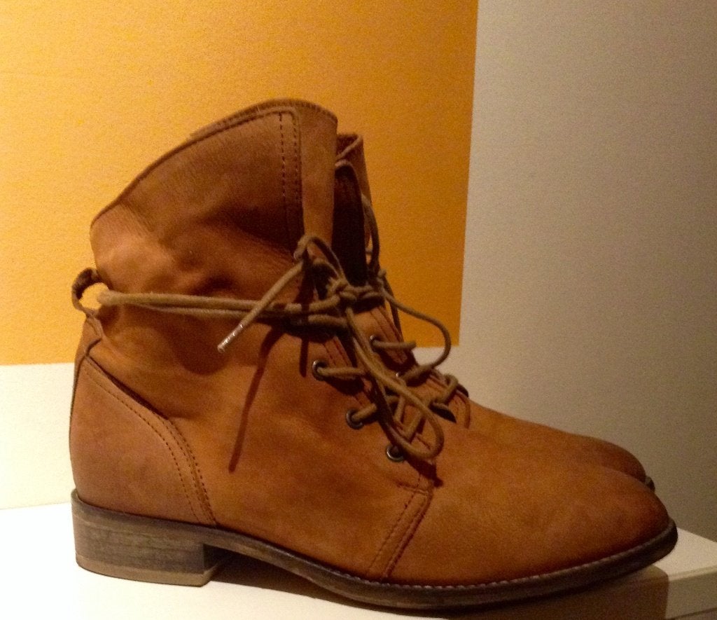 KICKERS bruine/cognac suède veterschoenen – Maat 39, Kleding | Dames, Bruin, Lage of Enkellaarzen, Ophalen of Verzenden, Kickers