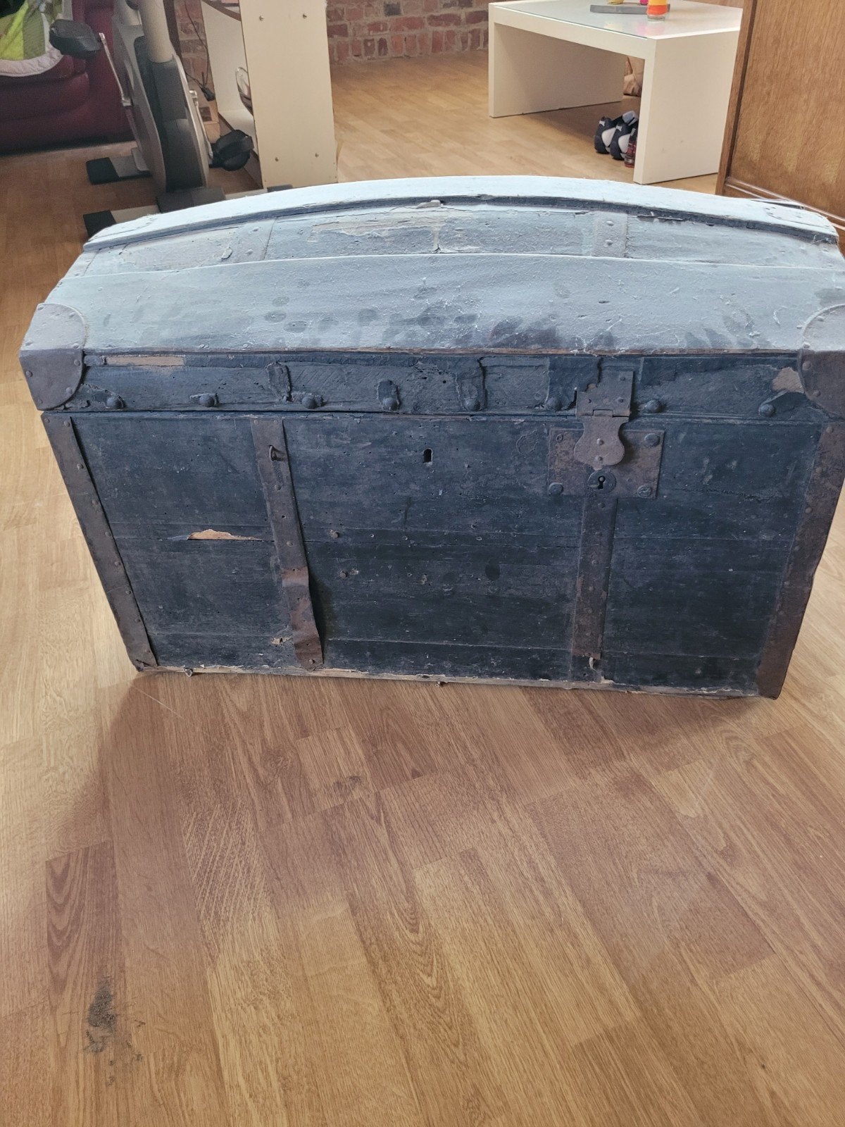 oude kist, Ophalen