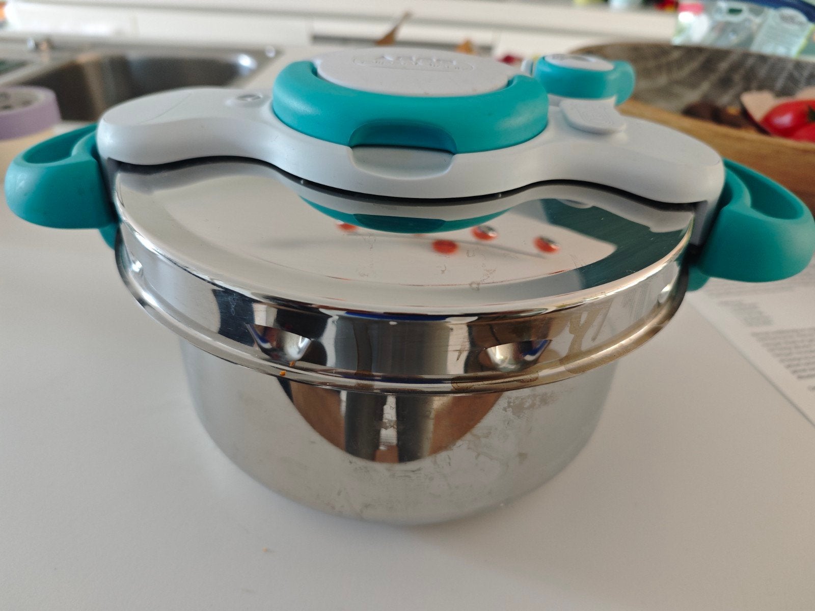 Autocuiseur Seb Clipsominut, Inox, Comme neuf, Enlèvement, Autres marques