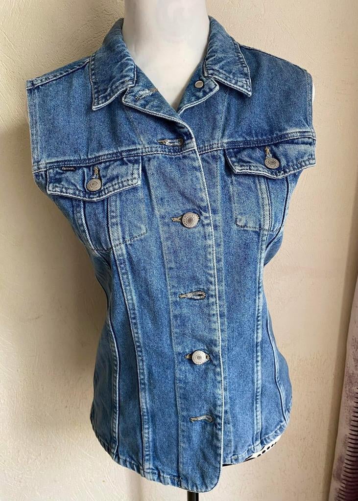 Veste en jean sans manches – Promod – Taille M, Enlèvement ou Envoi, Comme neuf