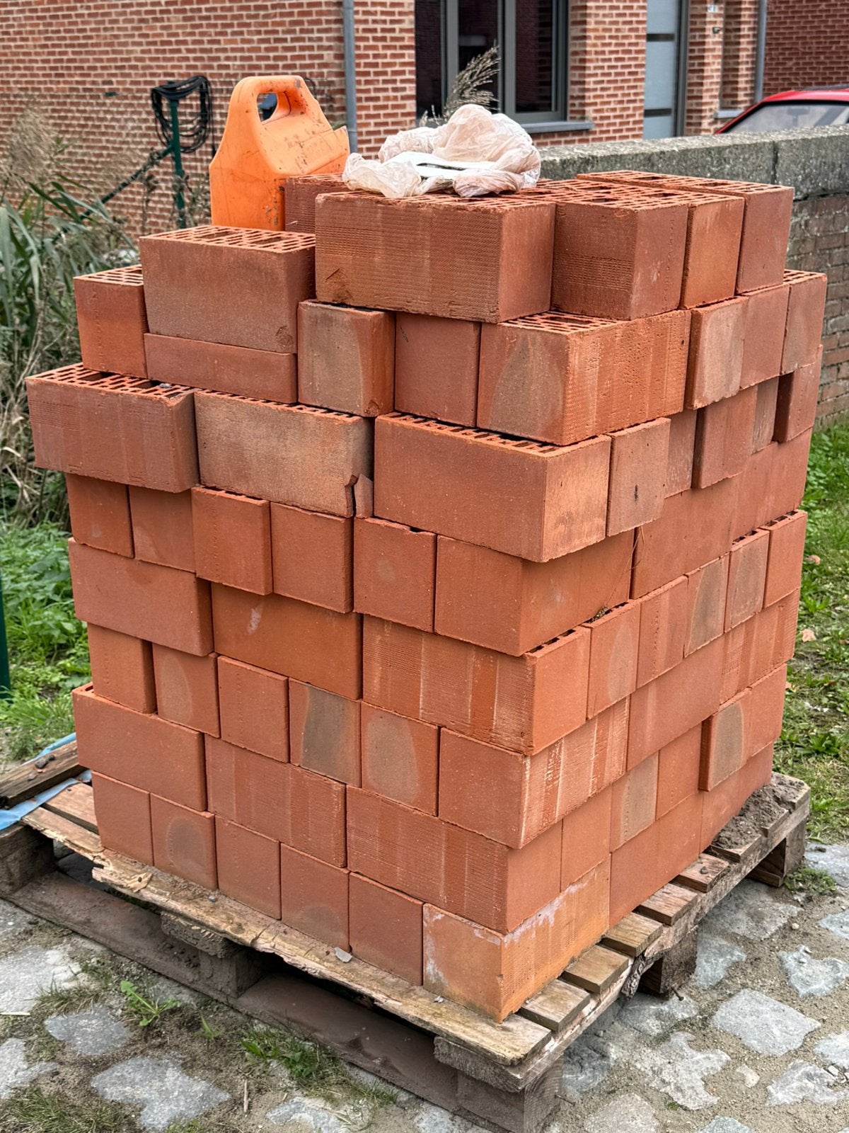 Pallet snelbouw, Ophalen, Nieuw