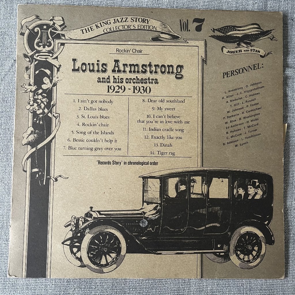 Louis Armstrong et son orchestre - 1929.1930, CD & DVD, Vinyles | Jazz & Blues, Enlèvement ou Envoi, Utilisé, Jazz