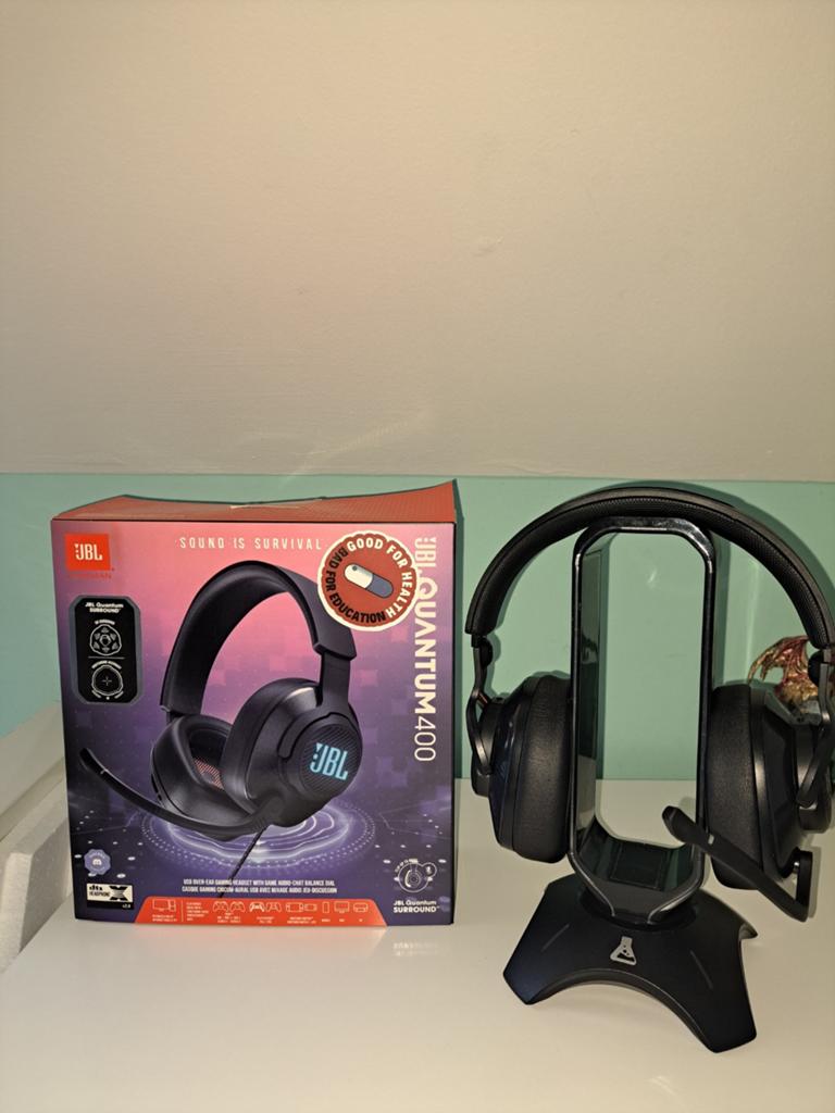 Casque gamer JBL Quantum 400, Computers en Software, Headsets, Gaming headset