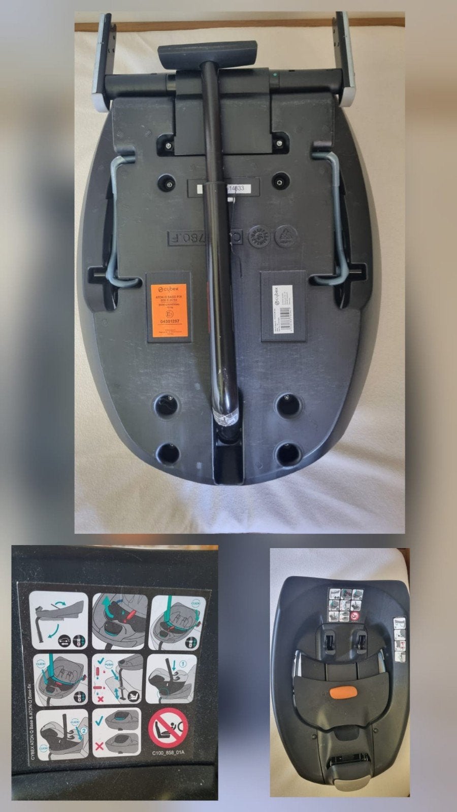 CYBEX ATON Q PLUS + ISOFIX, Enlèvement, Isofix