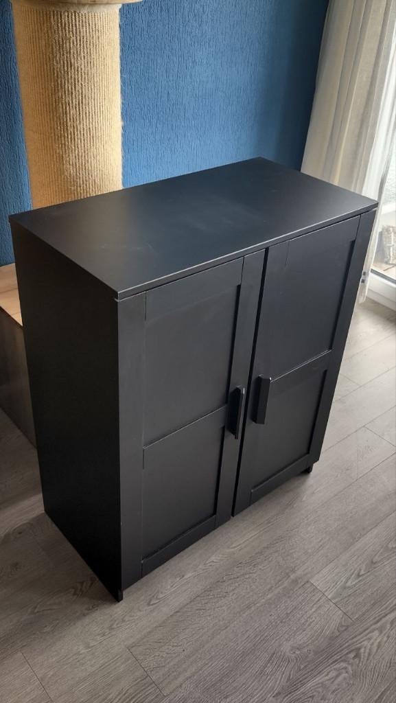 Armoire noir IKEA, BRIMNES, 25 à 50 cm, Moins de 100 cm, Enlèvement, Utilisé