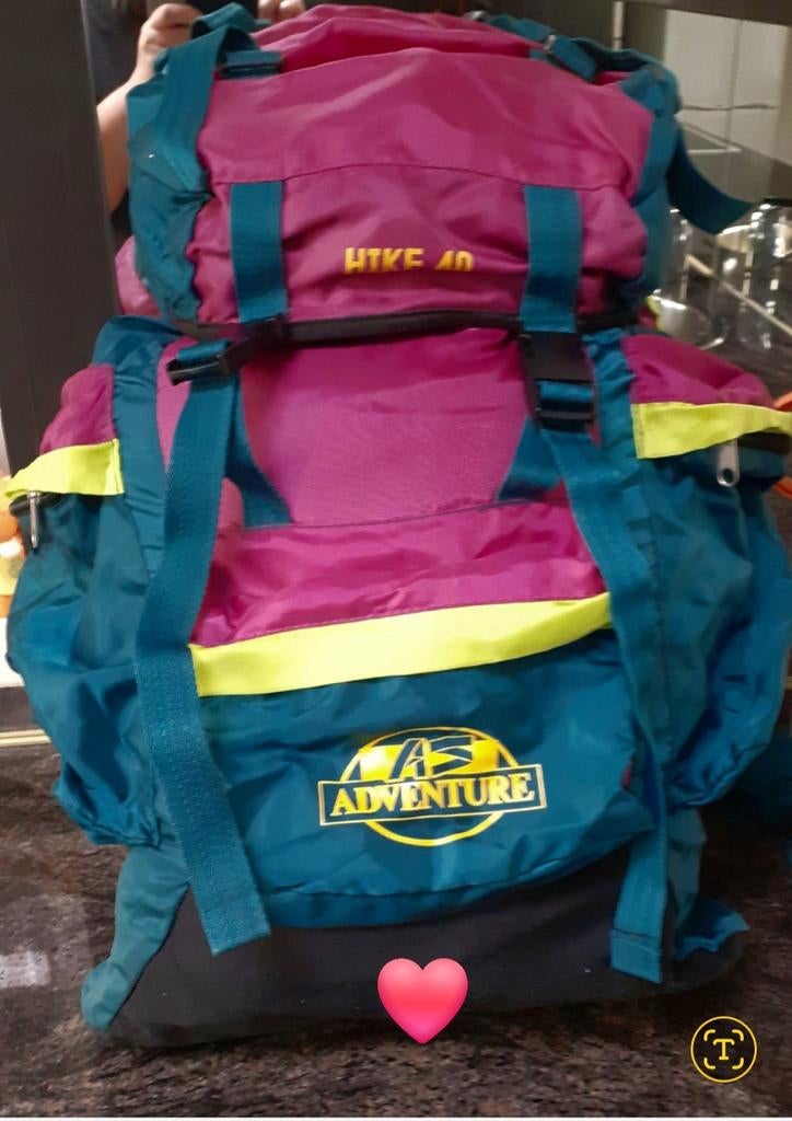Opruim.: Mooie dagrugzak MERK ADVENTURE HIKE 40 als nieuw!!, Sport en Fitness, Bergsport en Wandelen, Ophalen