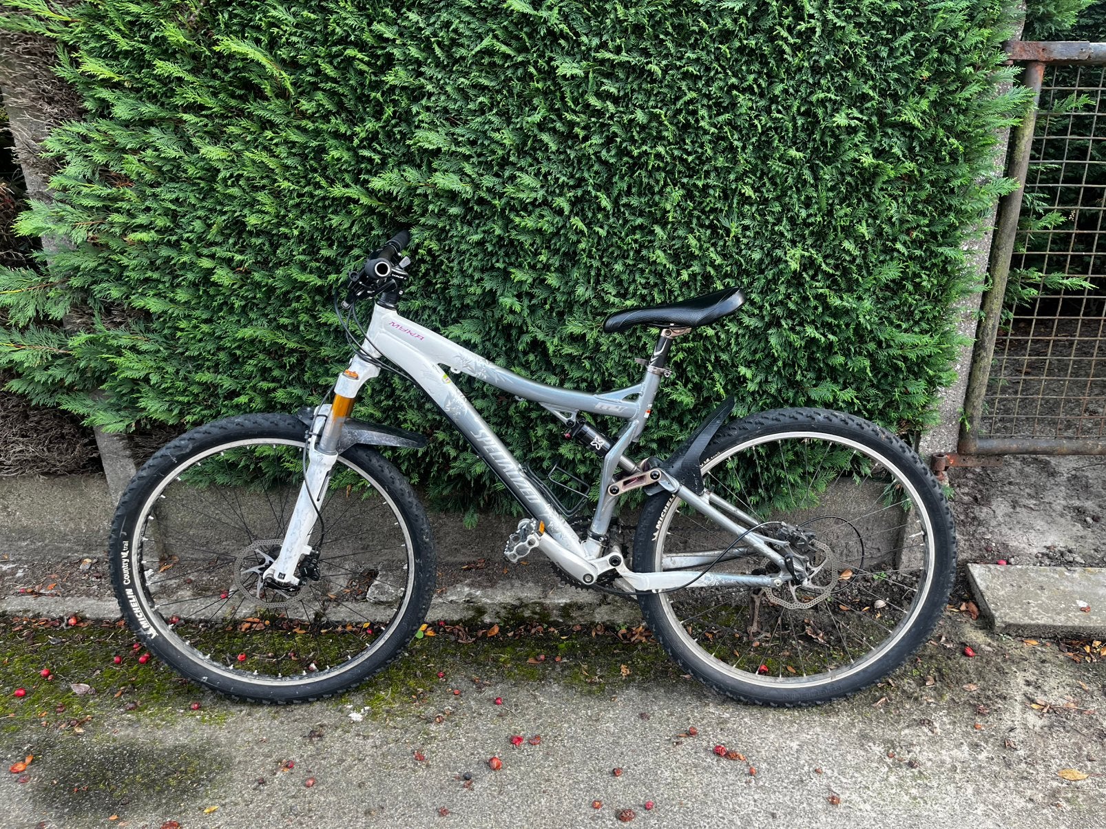 Mountainbike full suspension, Fietsen en Brommers, Ophalen, Gebruikt, 16 tot 20 inch, Stuur 360° draaibaar