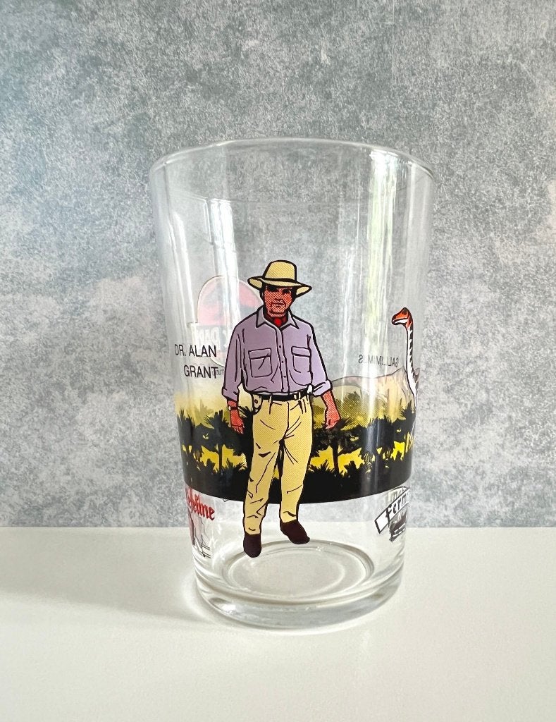 Verre à eau Jurassic Park - Detry 1992, Enlèvement ou Envoi, Verre à eau, Aucun, Detry