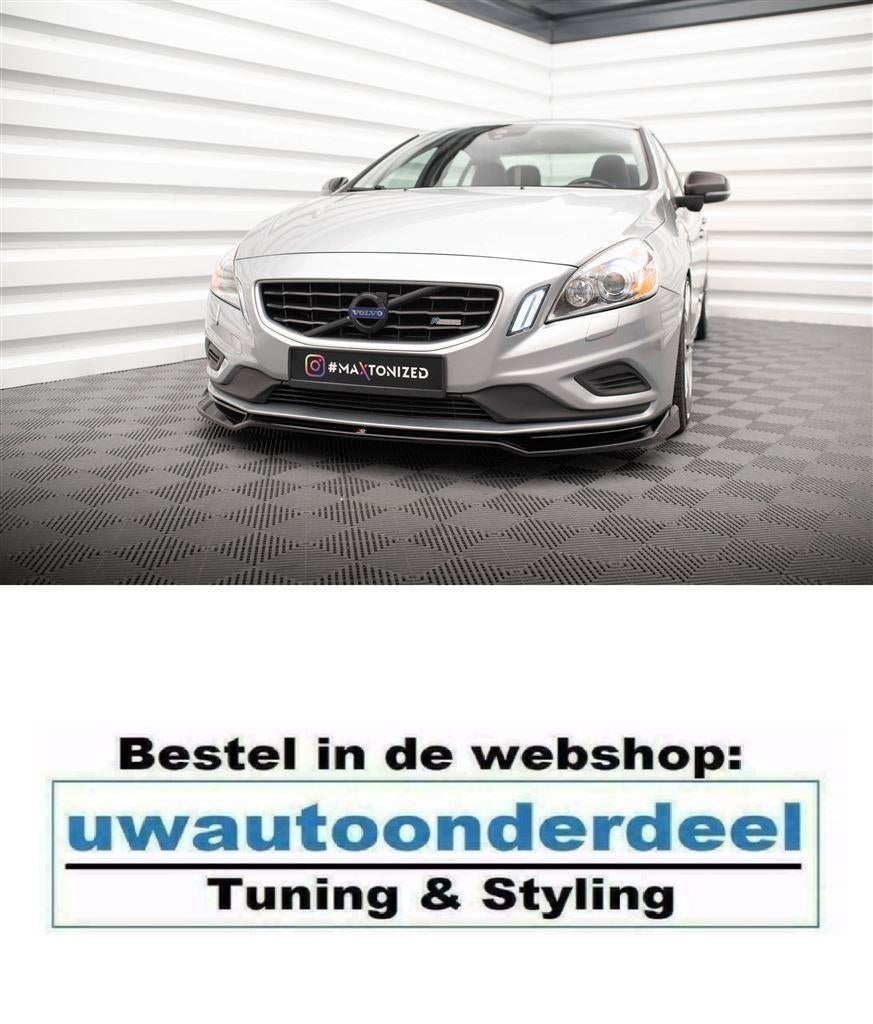 Maxton Design Spoiler Splitter Lip Volvo S60 R Design MK2, Verzenden