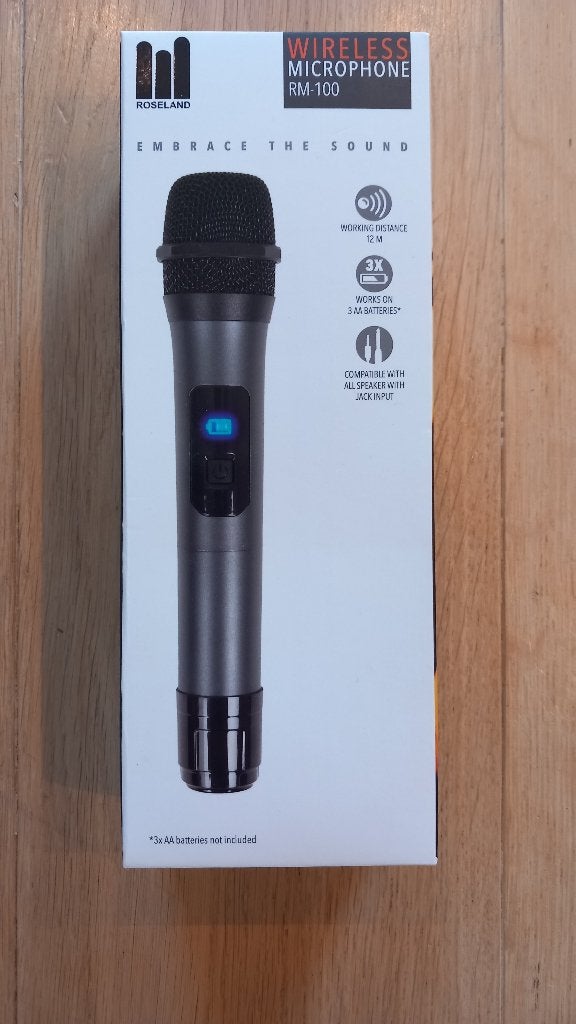 microphone sans fil, Electroménager, Électroménager & Équipement Autre, Enlèvement, Comme neuf