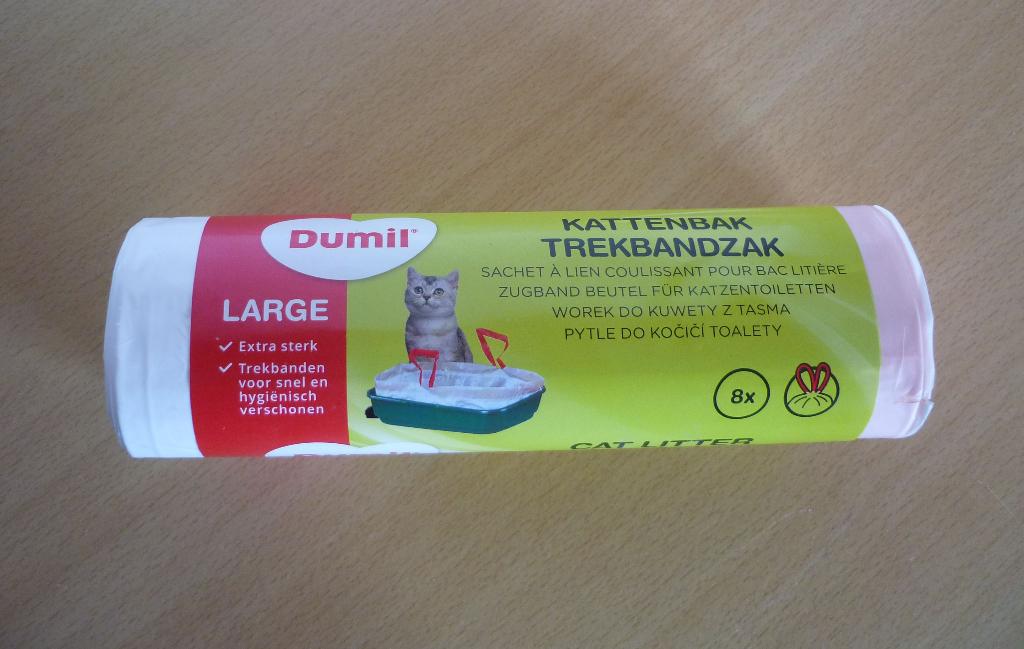 Dumil Rol Kattenbak trekbandzak wegwerpzak Kattenbakzak, Ophalen of Verzenden