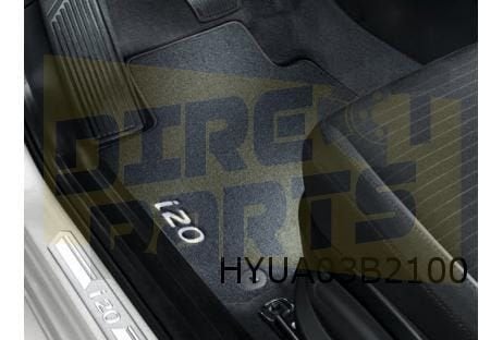 Hyundai i20 (11/20-) Mattenset (4x) tekst 'i20' velours Orig, Neuf, -, -, Hyundai