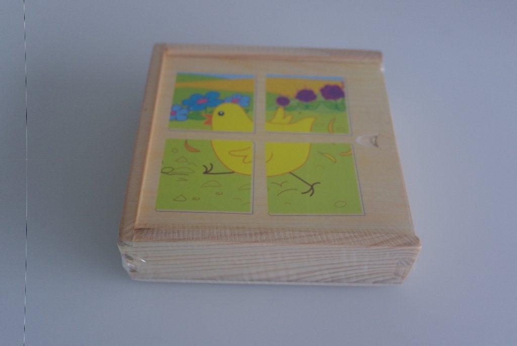 puzzle en bois 4 x 4 pièces (neuf), Enlèvement ou Envoi, Neuf, En bois