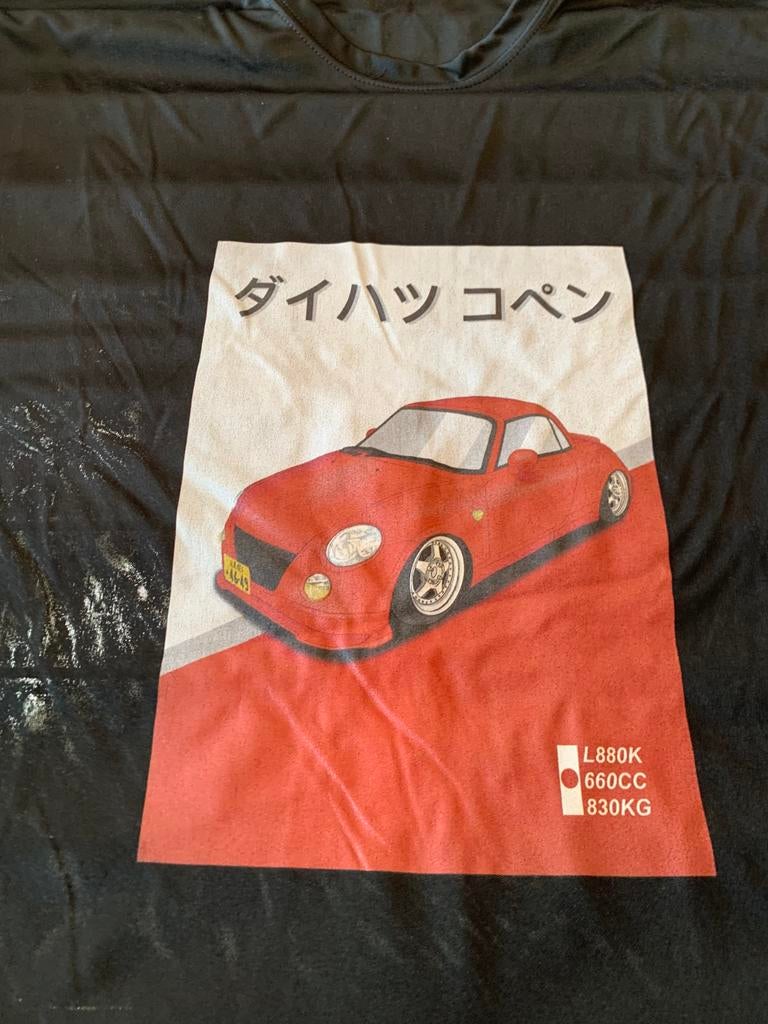 Daihatsu Copen tshirt maat xxl Nieuw, Enlèvement ou Envoi, Neuf, Autres tailles, Noir