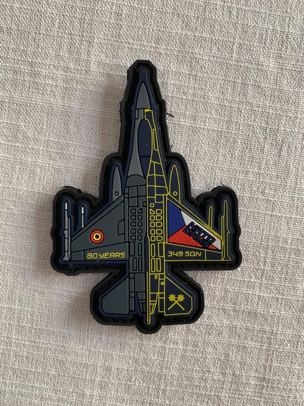 Patch Belgian Air Force 349 Sqn, Collections, Envoi, Comme neuf