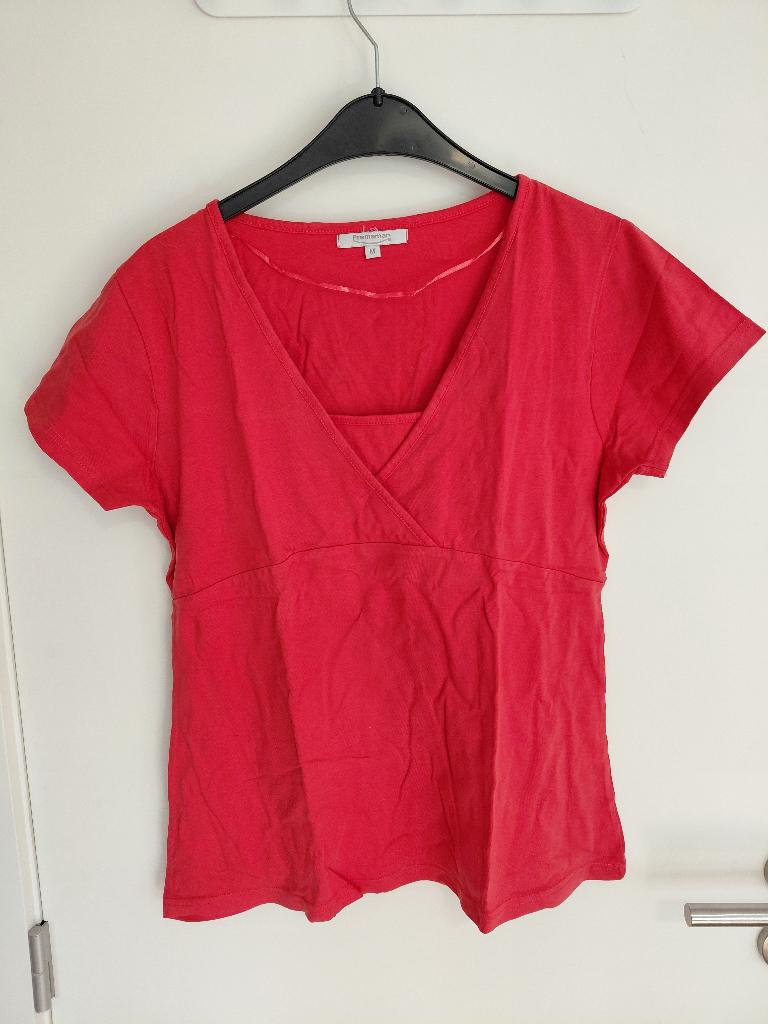 zwangerschapstshirt  medium, Vêtements | Femmes, Vêtements de grossesse, Taille 38/40 (M), Enlèvement ou Envoi, Rose, Premaman