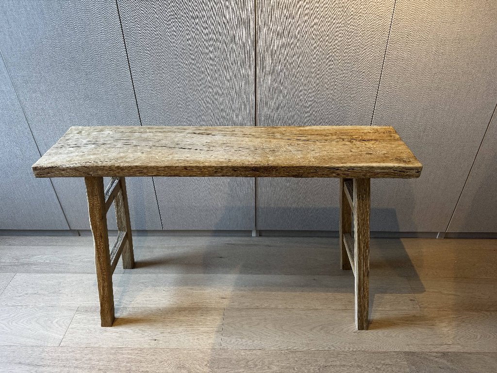 Consoletafel massief hout, Huis en Inrichting, Ophalen, 100 tot 150 cm, Overige houtsoorten, Landelijk