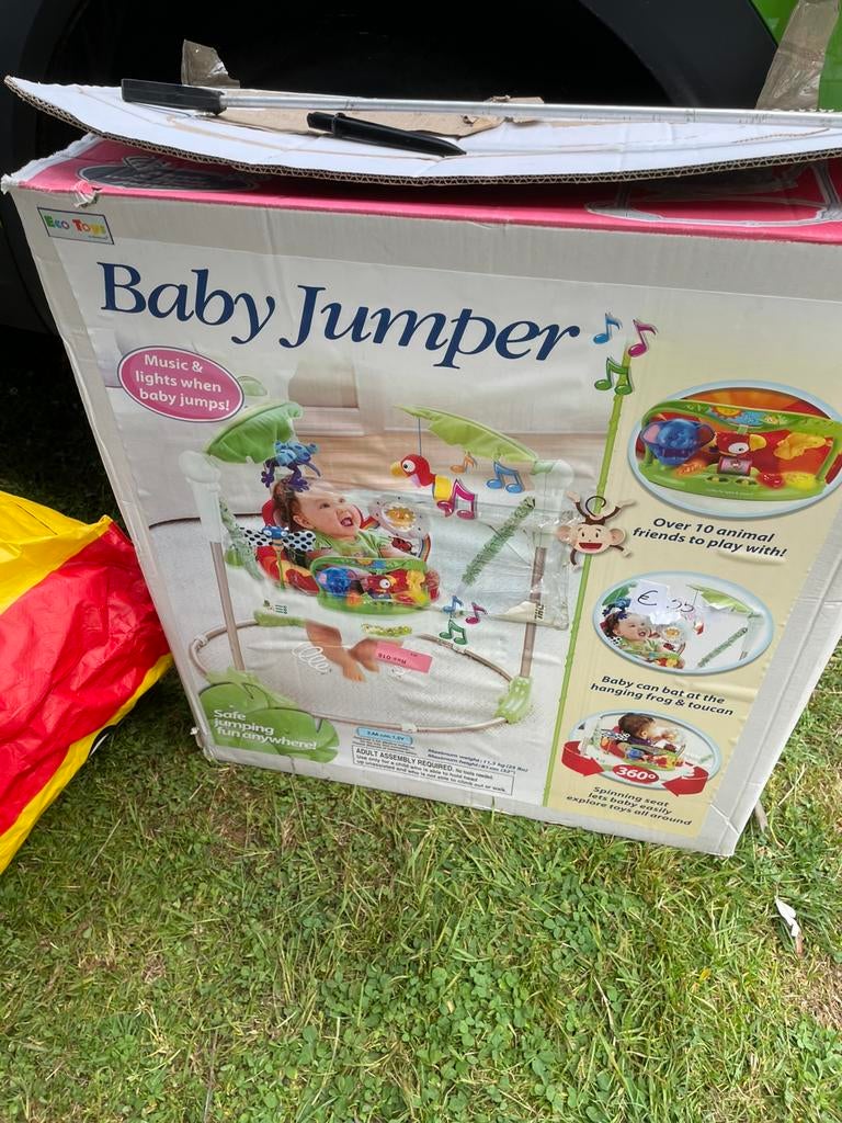 Baby jumper te kopp in perfecte staat Eco toys, Kinderen en Baby's, Ophalen, Zo goed als nieuw