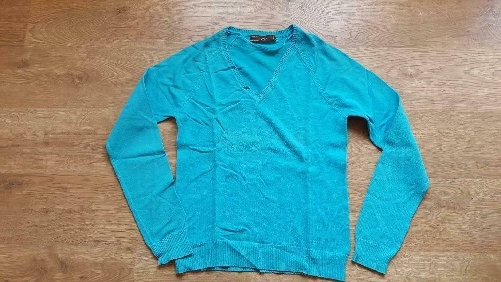 fel blauwe trui ZARA maat smal - medium, Kleding | Dames, Blauw, Ophalen of Verzenden, Maat 36 (S), Gedragen