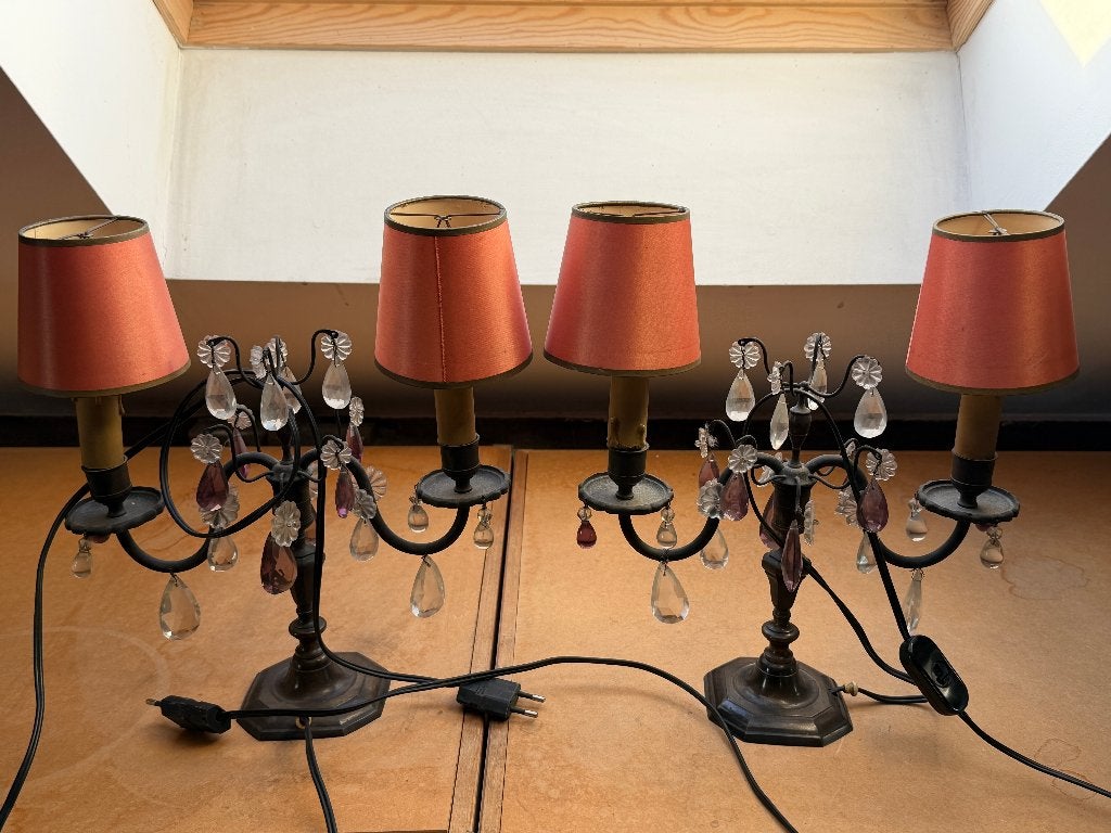 lampes de table, Enlèvement