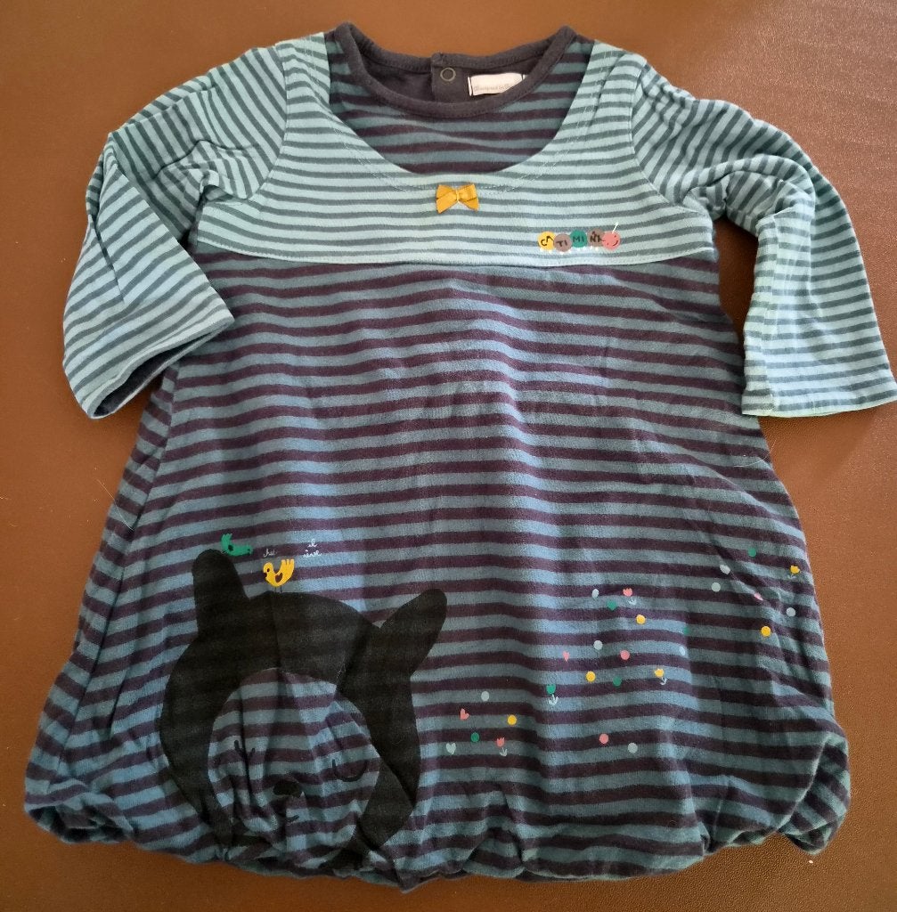 Robe boule CATIMINI 12 mois (74 cm) - Comme neuve, Catimini, Robe ou Jupe, Comme neuf, Enlèvement