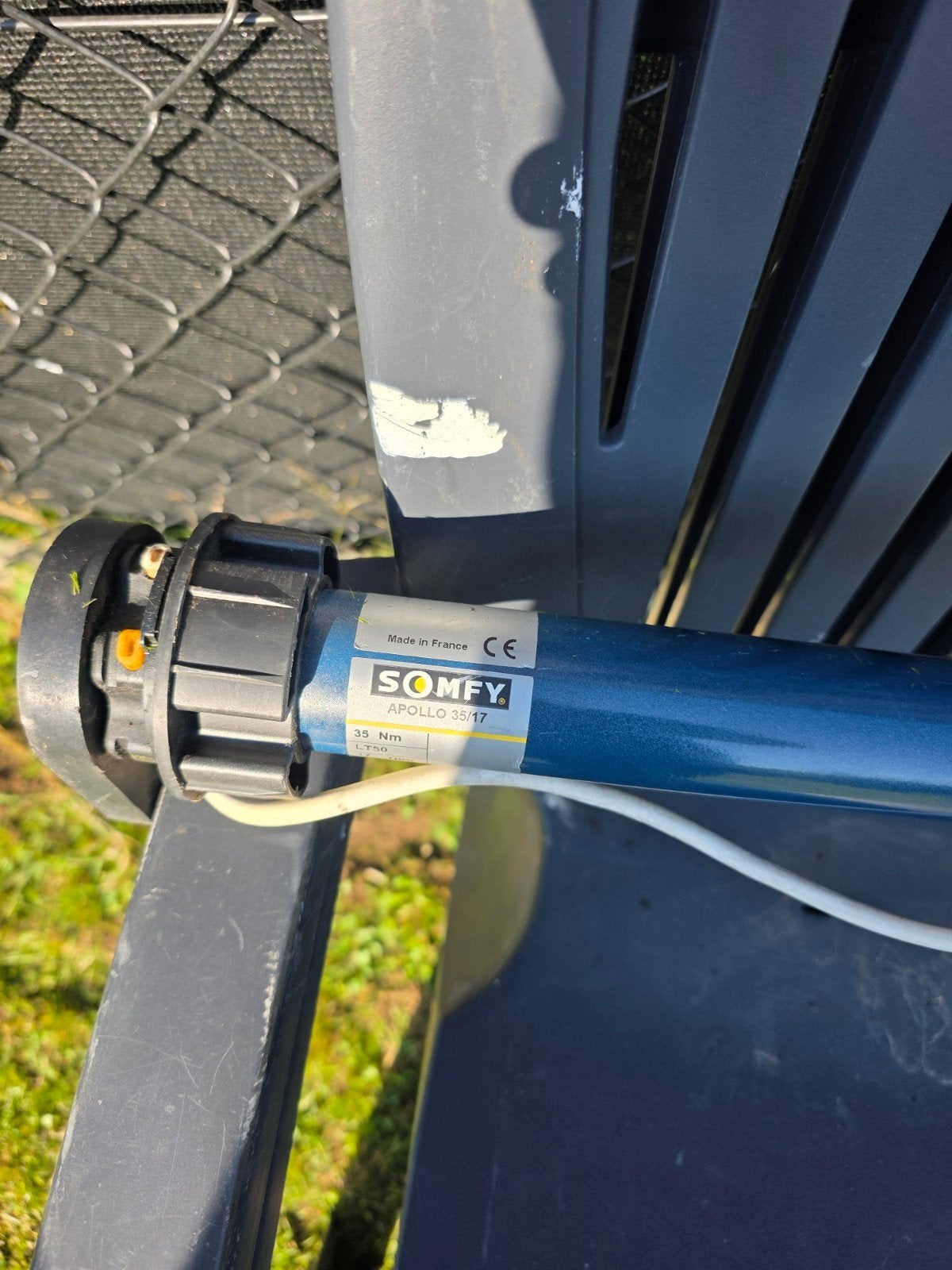 zonnewering somfy, Tuin en Terras, Gebruikt, Elektrisch, Ophalen of Verzenden, 250 cm tot 450 cm
