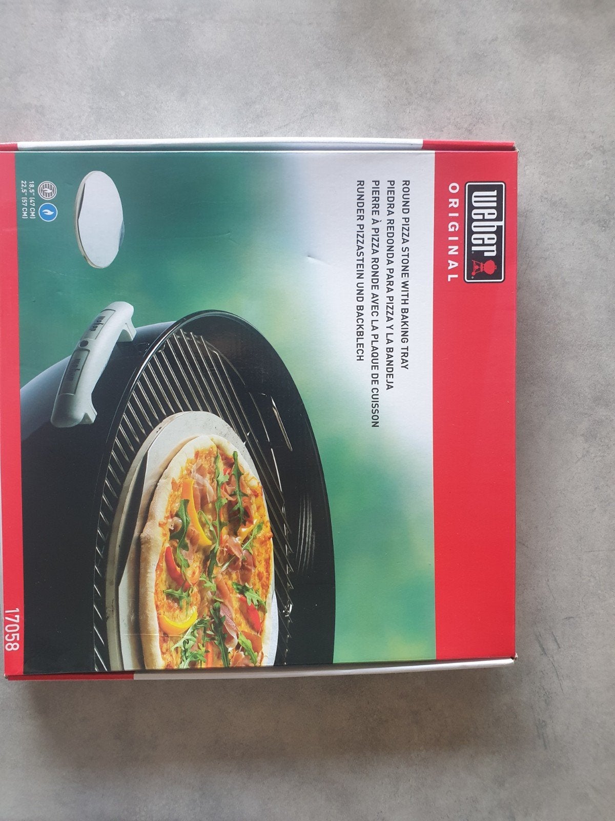 Weber pizzasteen rond, Enlèvement, Neuf, Weber