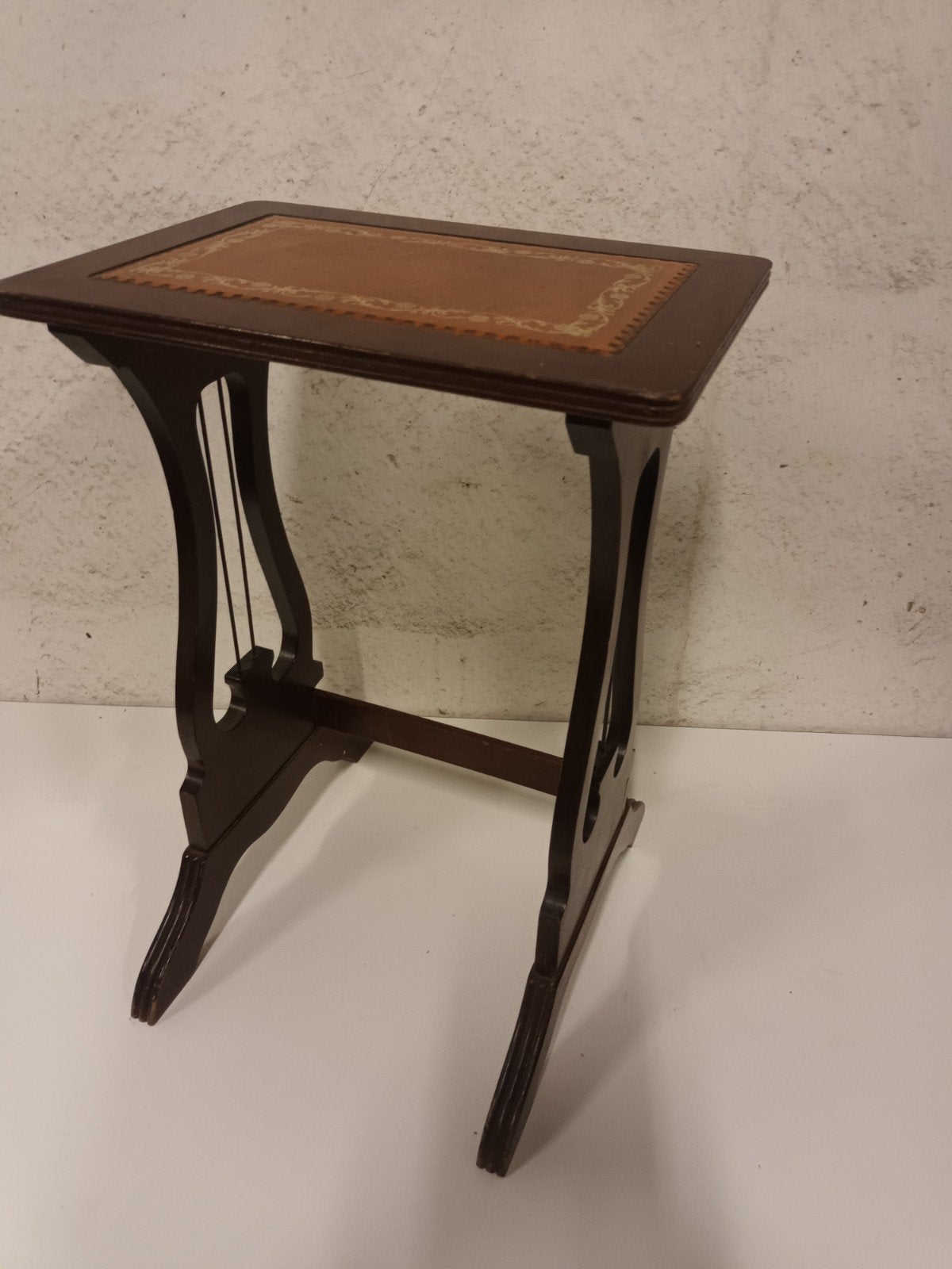 Vintage Engelse Bijzettafel / Leestafel – Regency Stijl met, Enlèvement ou Envoi