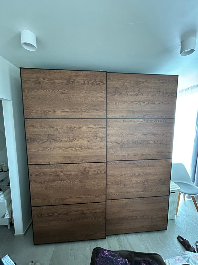 IKEA PAX klerenkast met spiegel, Huis en Inrichting, Kunststof, Gebruikt, 200 cm of meer, 150 tot 200 cm