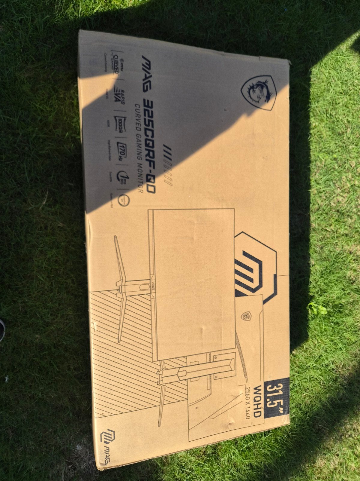 MSI MAG 325CQRF QD - gaming monitor 31,5inch, Enlèvement ou Envoi, HD, MSI, Réglable en hauteur