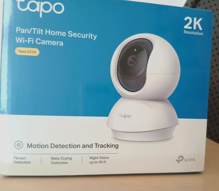 ☀️️ TP-Link Tapo 2K-camera 3 MP WiFi-bewaking binnenshuis, Ophalen, Nieuw, Binnencamera