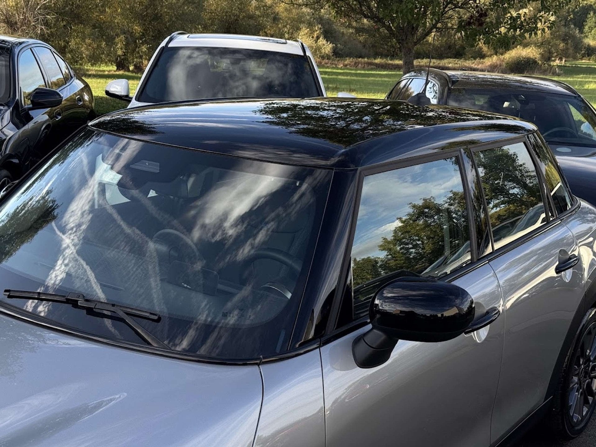 MINI Cooper C 5-DEURS / OLED / HUD / CAM / STUURVERW / CARPL, Autos, Argent ou Gris, Noir, 5 portes, Automatique