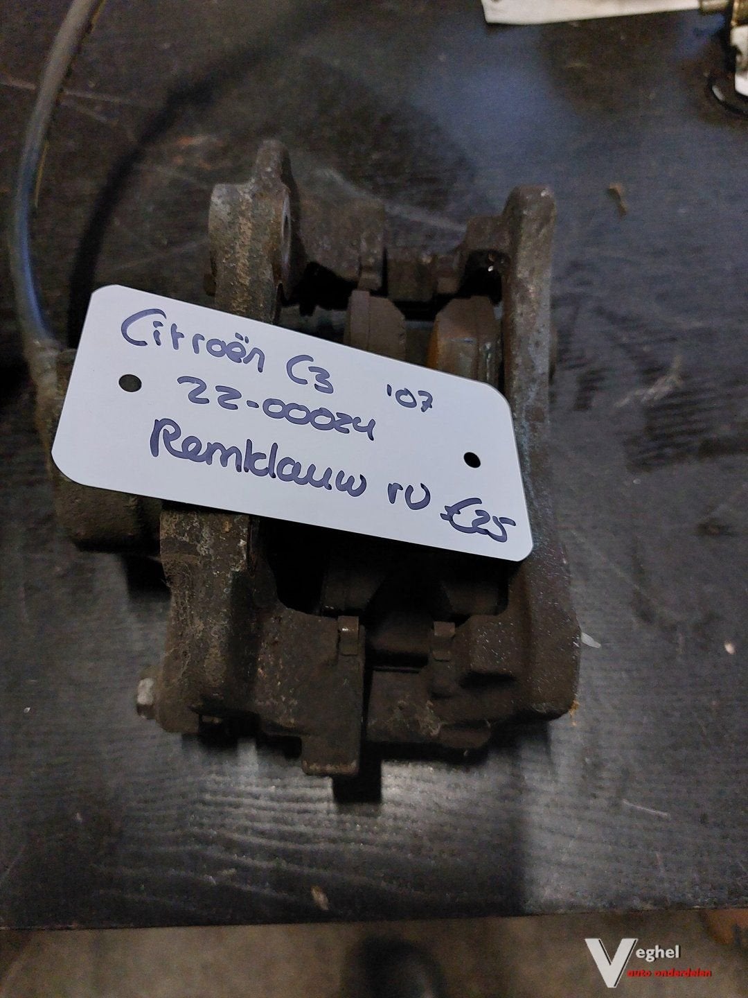 Citroën C3 remklauw RV '07, Gebruikt, -, -, Ophalen of Verzenden