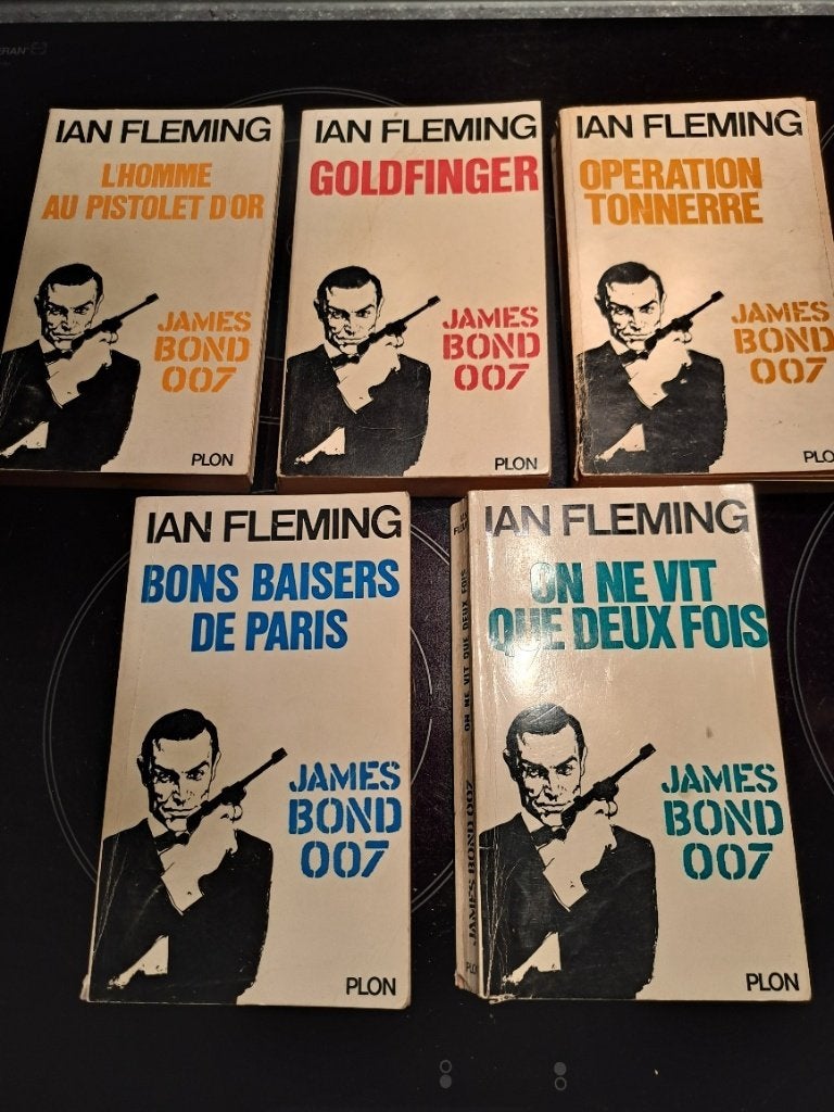 Ian Fleming - James Bond 007 - 5 boeken (frans), Boeken, Ophalen, Gelezen, Ian Fleming - James Bond 007