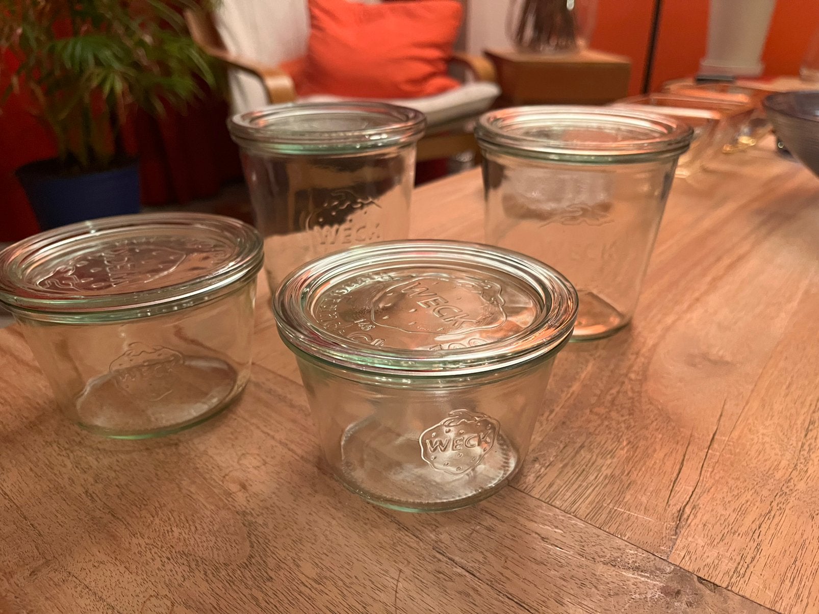 Pots avec couvercles, Weck, Verre, Enlèvement ou Envoi, Autres marques, Pot de stockage