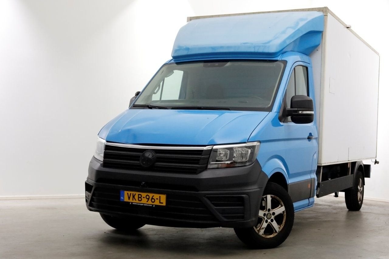 Volkswagen Crafter 35 2.0 TDI E6 Bakwagen met achterdeuren 2, Auto's, Electronic Stability Program (ESP), Blauw, Bedrijf, 277 g/km