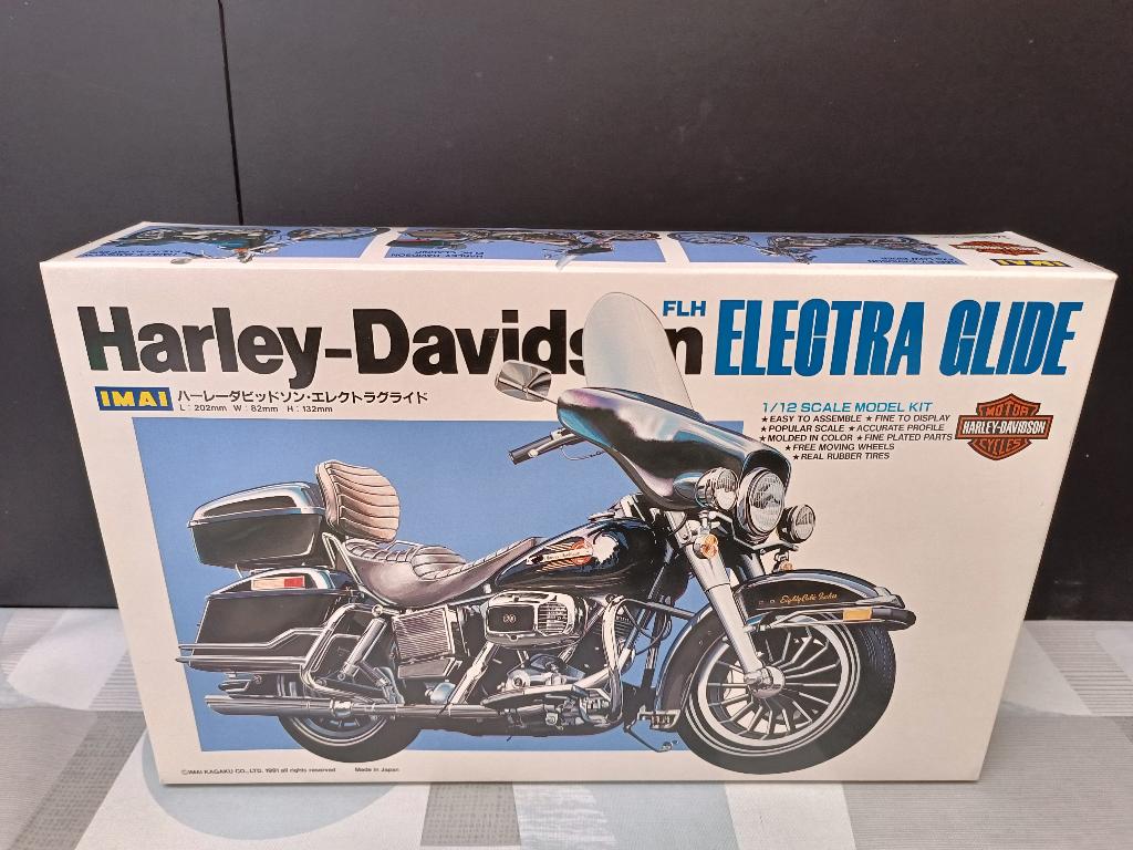 Harley-Davidson  Motor Moto - Modelbouw  IMAI  Electra Glide, Enlèvement ou Envoi, Neuf, Plus grand que 1:32