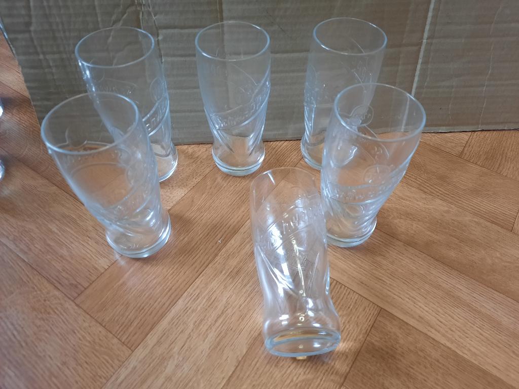 nieuw set van 6 schweppes glazen, Enlèvement ou Envoi, Neuf