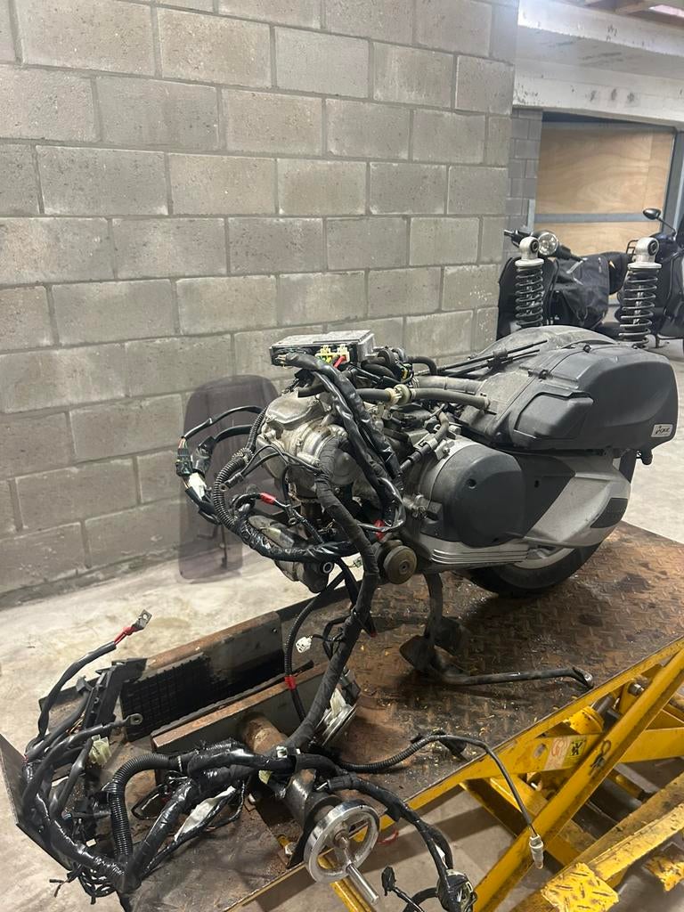 125cc blok piagio, Ophalen