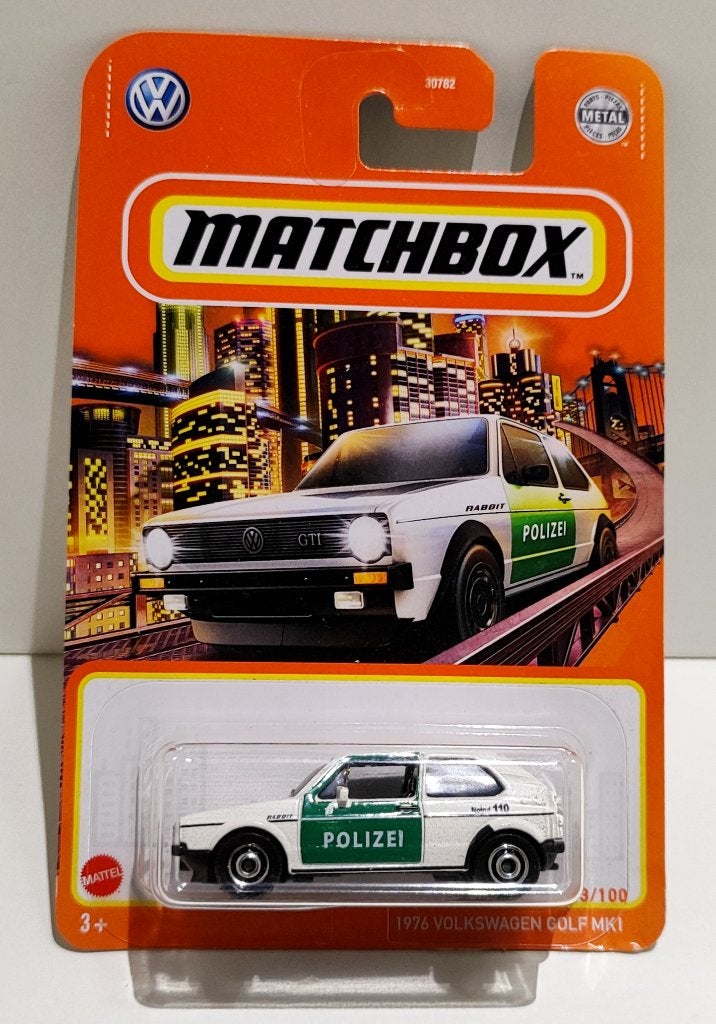 Matchbox 1976 VW Volkswagen Golf MK1 Polizei Politie (2020), Enlèvement ou Envoi