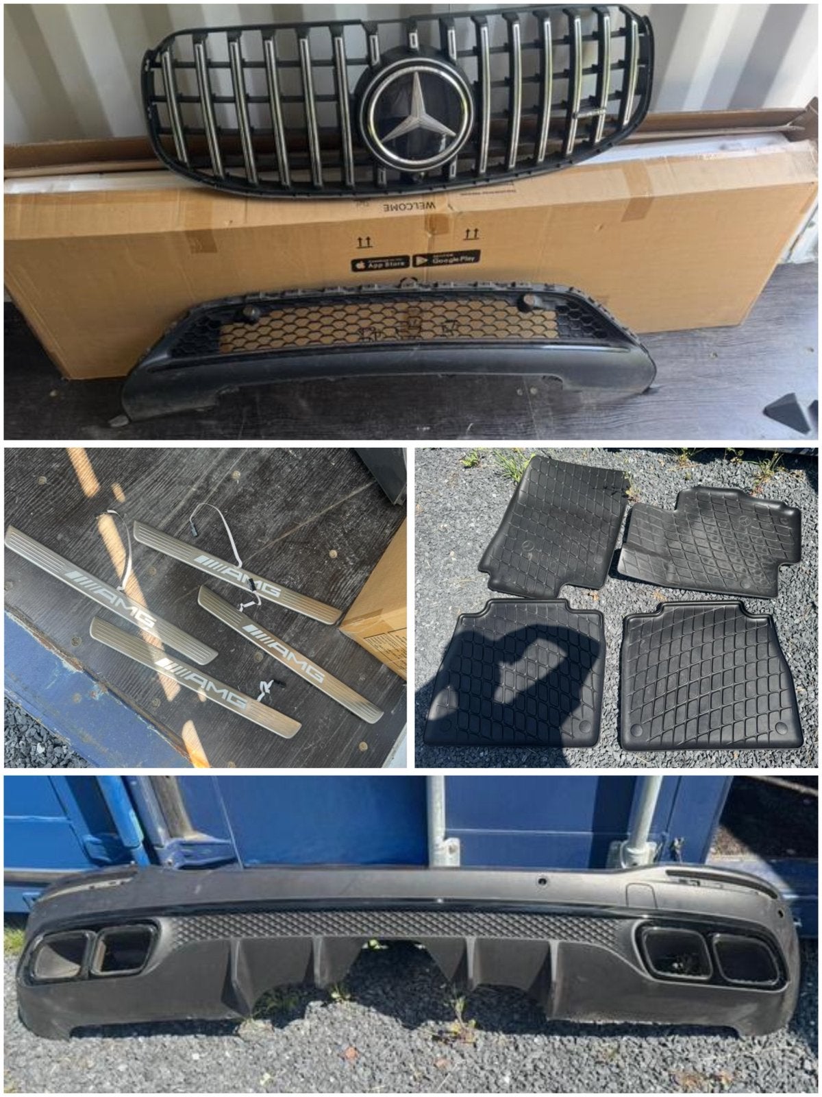 Piece mercedes gle gls x167 63 amg, Mercedes-Benz, Utilisé, Arrière, Enlèvement ou Envoi