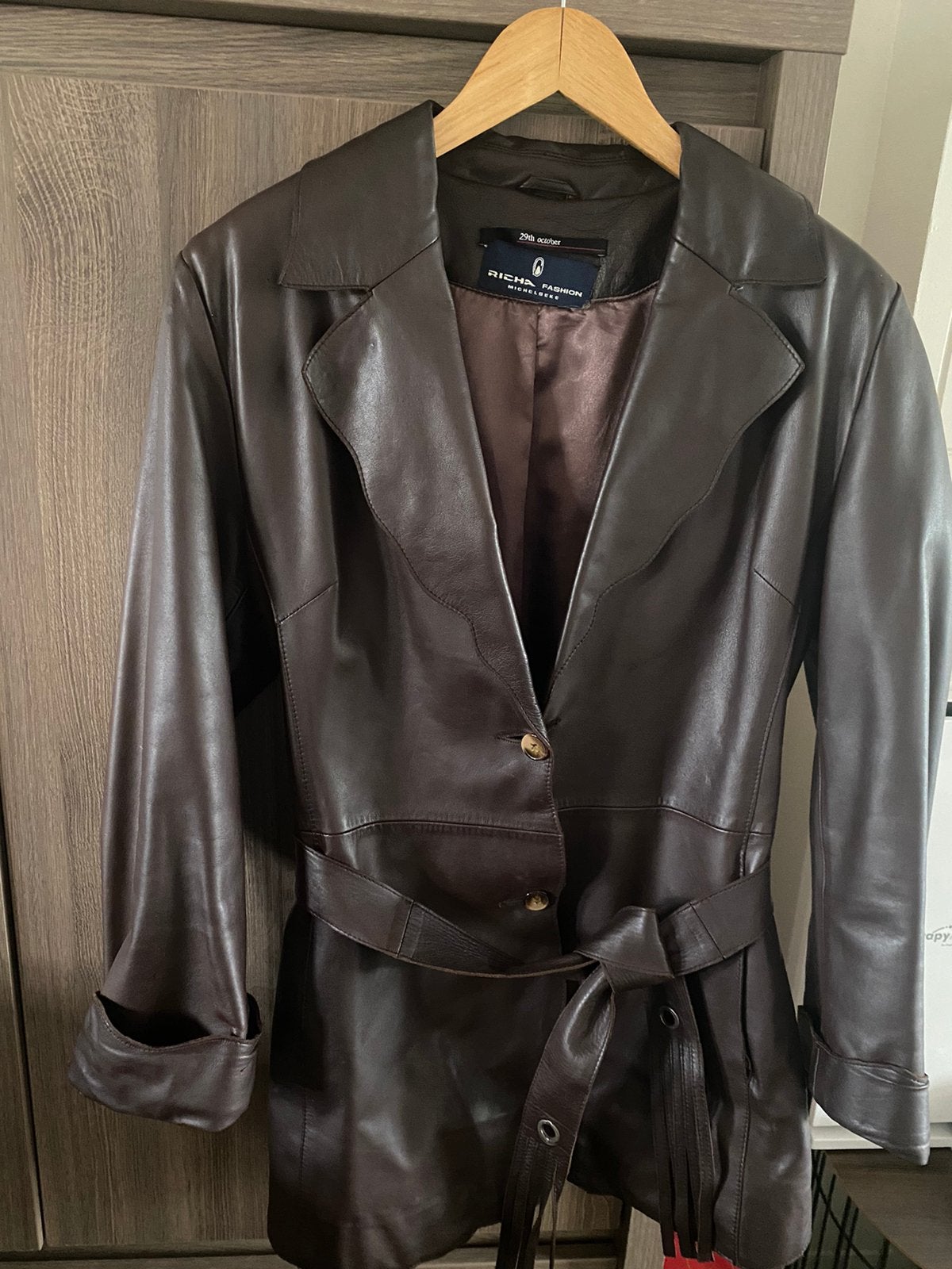 Gilet- Veste en cuir marron taille 40, Vêtements | Femmes, Vestes & Costumes, Taille 38/40 (M), Comme neuf, Brun, Enlèvement
