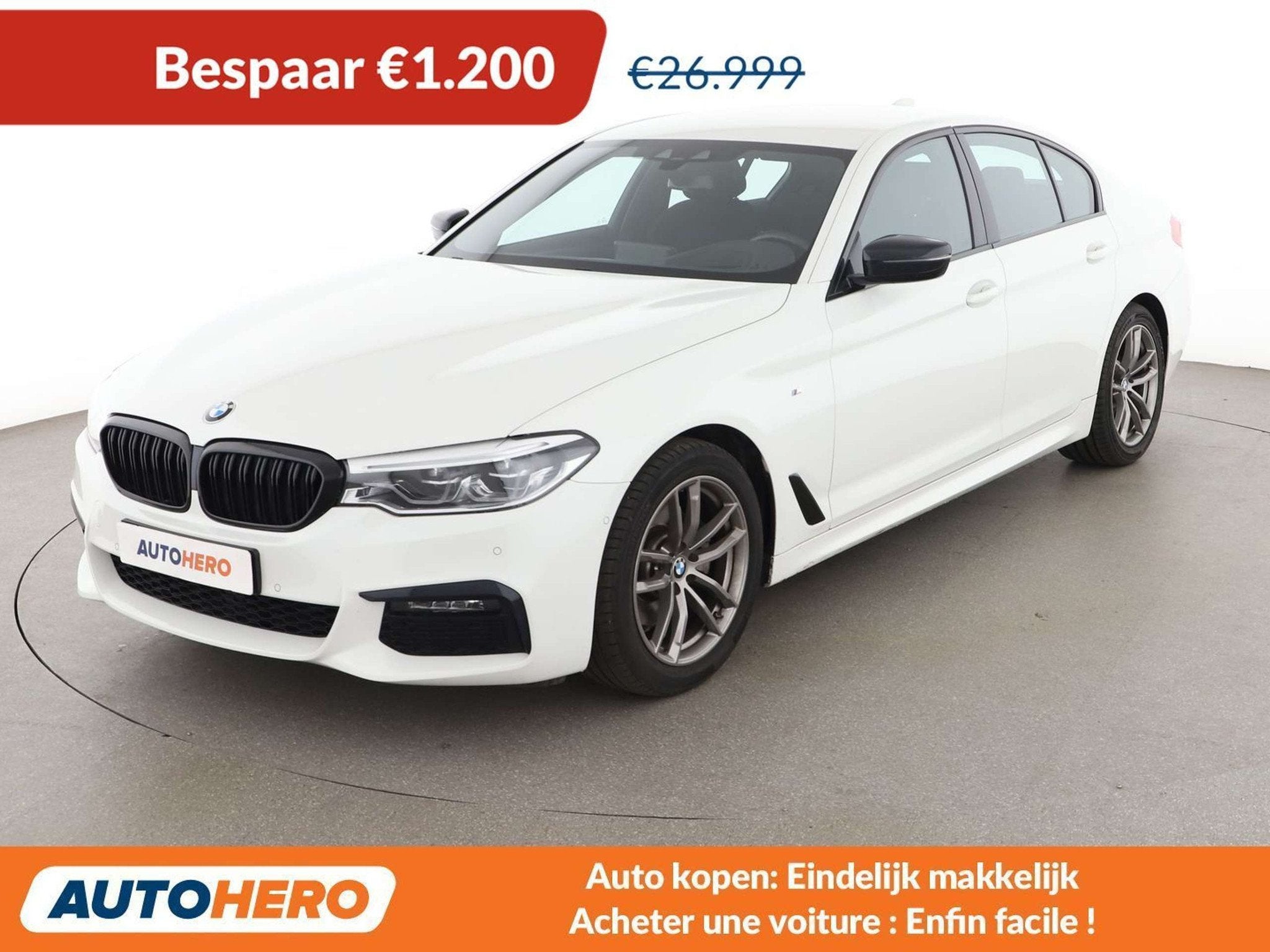 BMW 5 Serie 520 520d M Sport (bj 2019, automaat), Auto's, Automaat, 4 deurs, Achterwielaandrijving, Lichtsensor