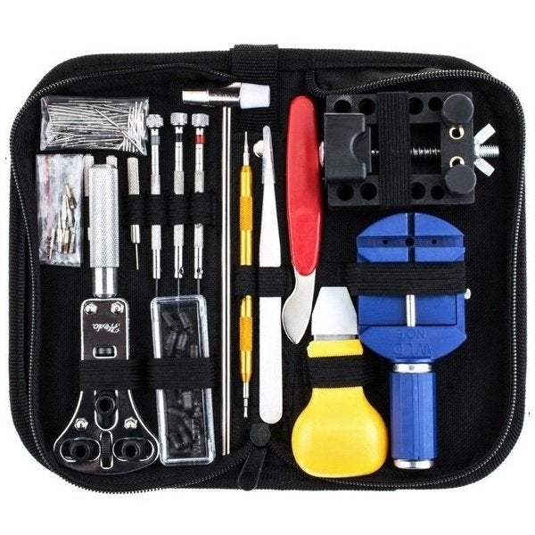 147-delig horloge reparatie gereedschapsset, Handtassen en Accessoires, Ophalen of Verzenden, Nieuw, Polshorloge